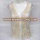 Golden Knit Cotton Garment Embroidery Lace Tulle Vest HXC4019#